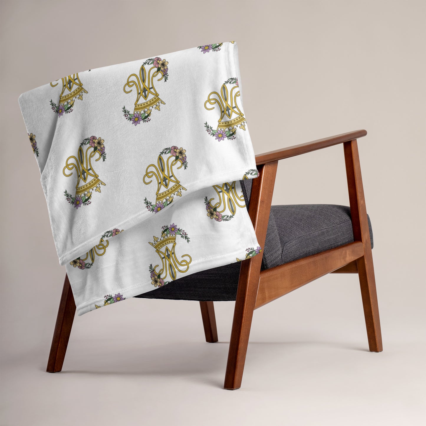 Marian Cross Throw Blanket