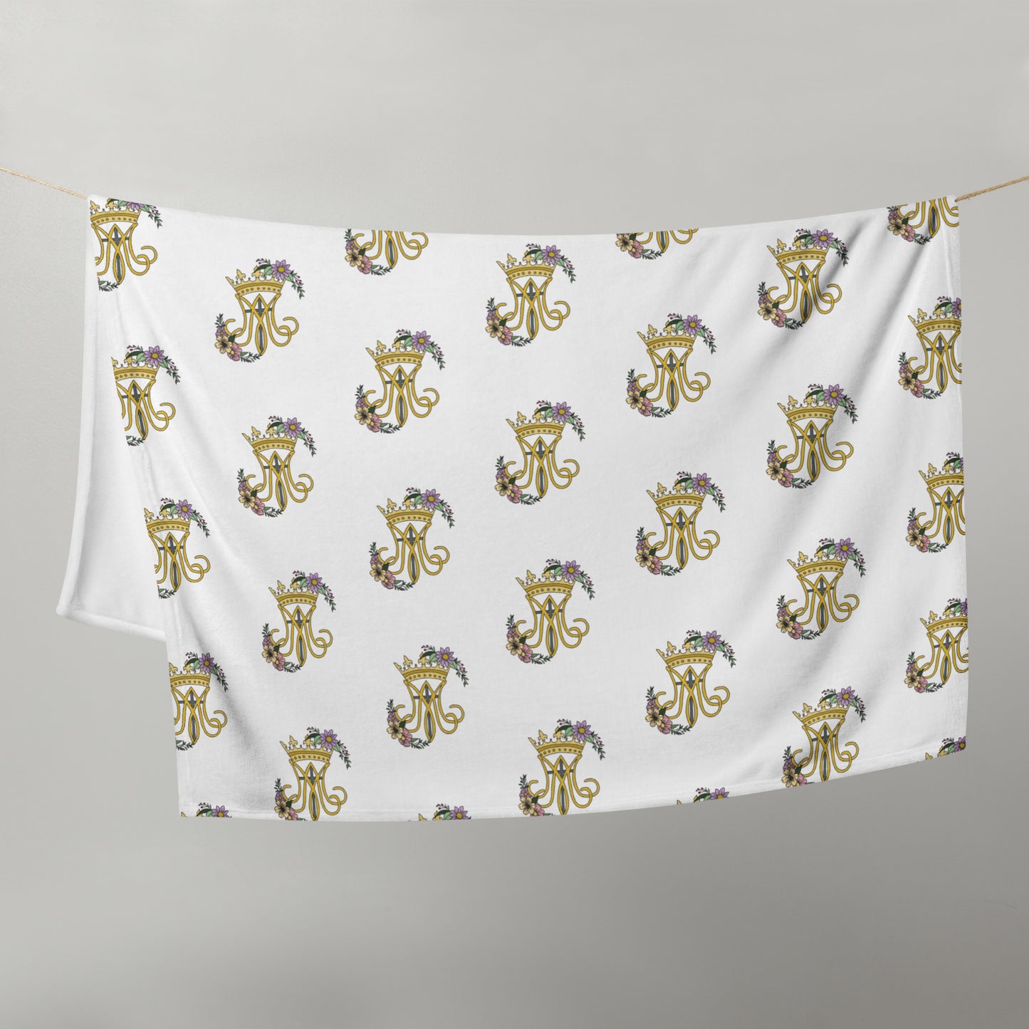 Marian Cross Throw Blanket